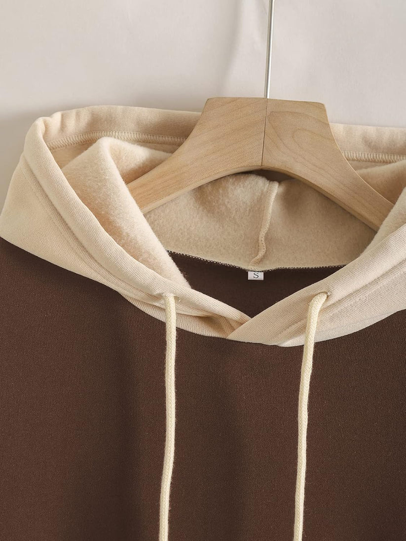 Cream Basic Hoodie