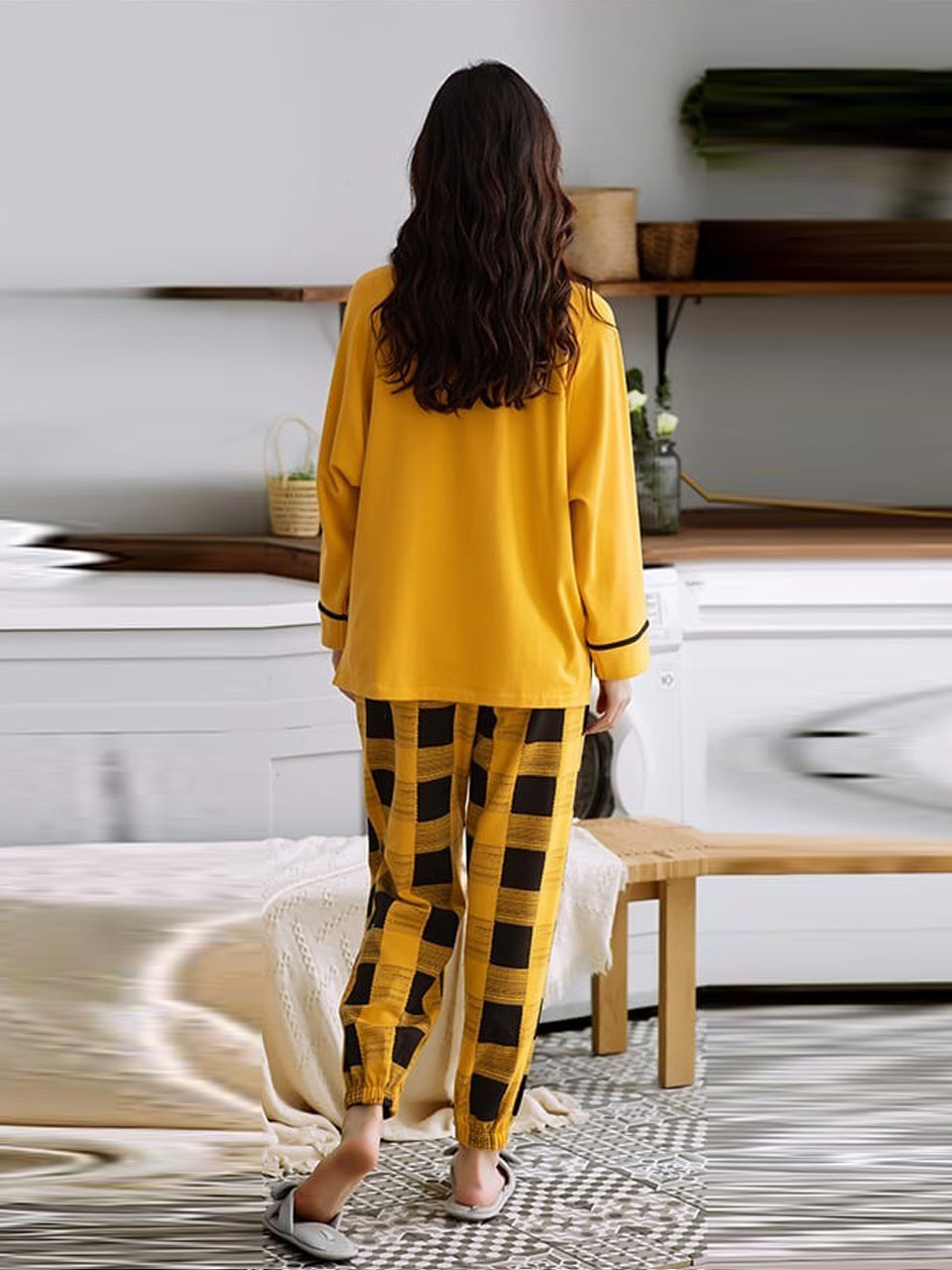 Yellow Mickey Mouse PJs SET