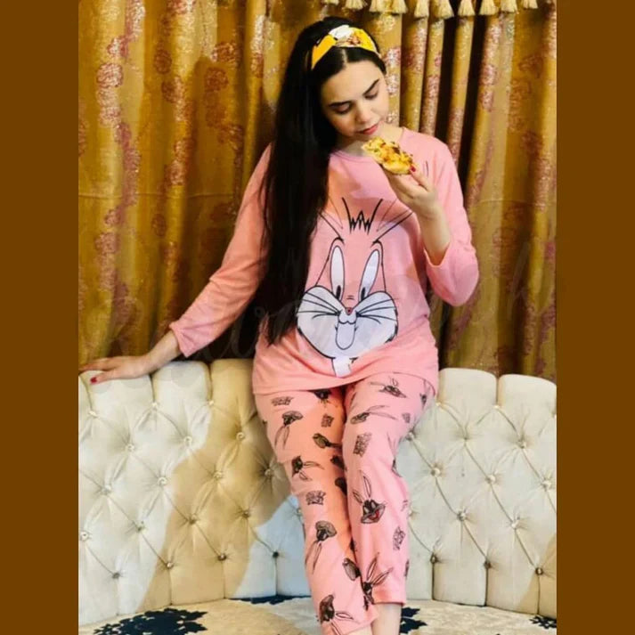Pink Bunny PJs SET