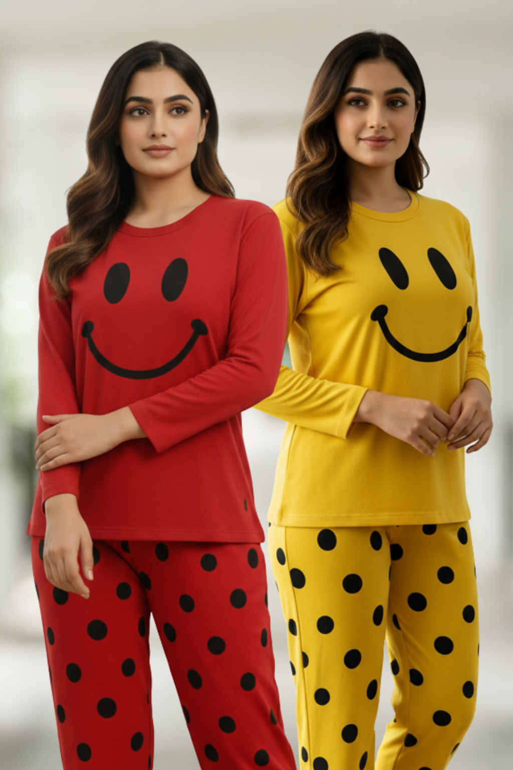 Red & Yallow Smile Pack of 2