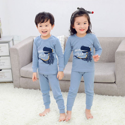 Blue Dino Printed Kids Wear (Each)