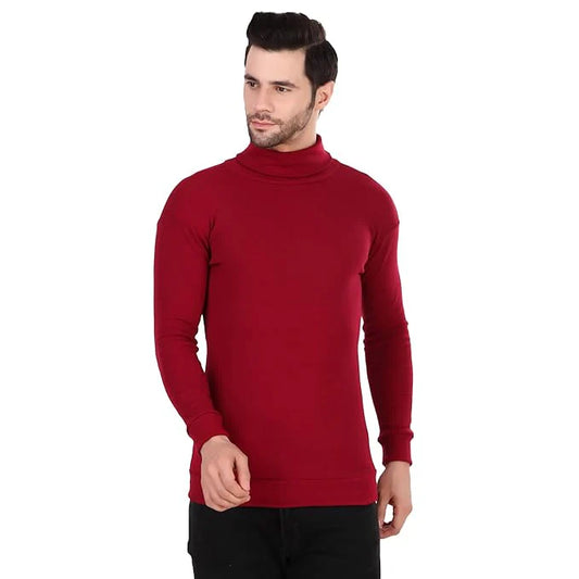 Maroon High Neck for Men's