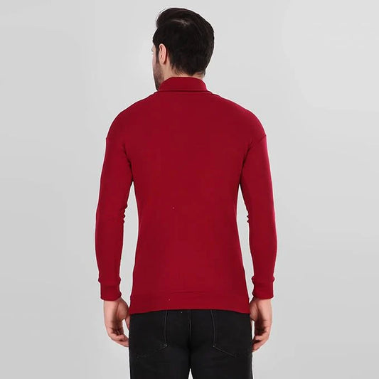 Maroon High Neck for Men's