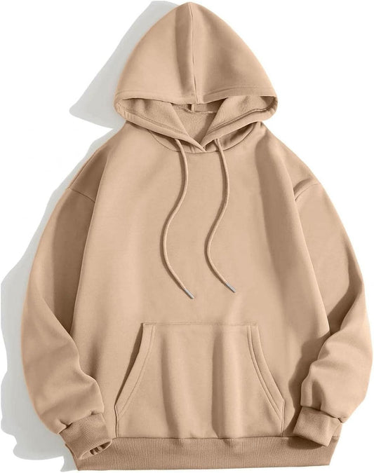 Beige Clasic Hoodie for Women