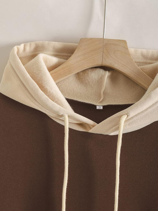 Cream Basic Hoodie