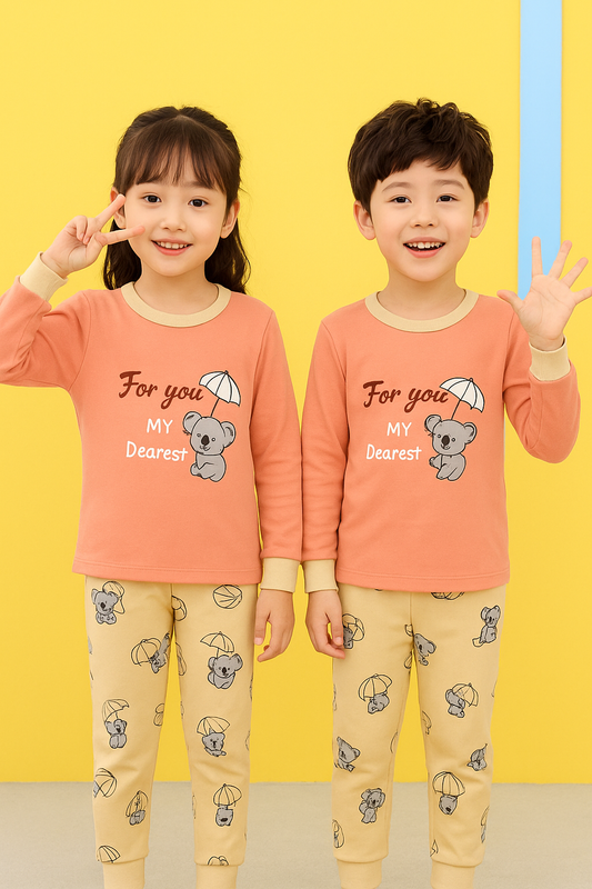 Pink Bear Love Kids Night Wear (Each)