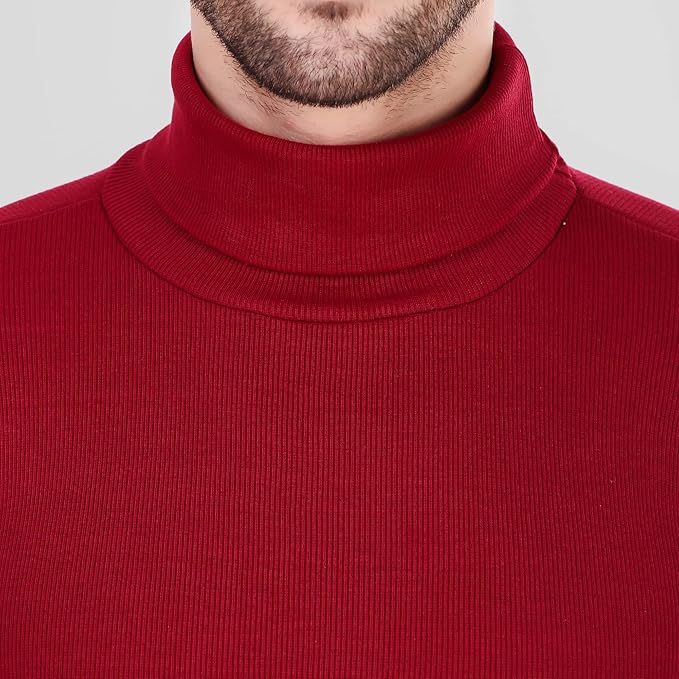 Maroon High Neck for Men's