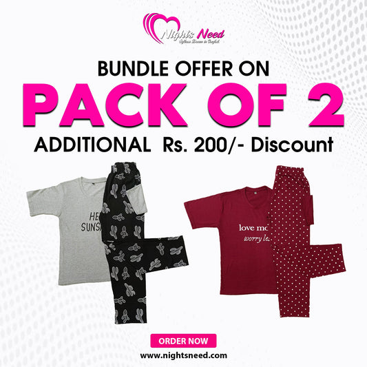 Pack of Two Night Suit Set 1