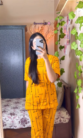 Yellow Capri PJs SET